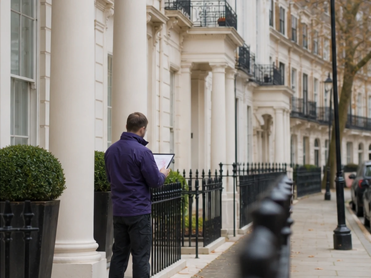 London pest-control technician mapping evidence for Pest Control Kensington and Chelsea