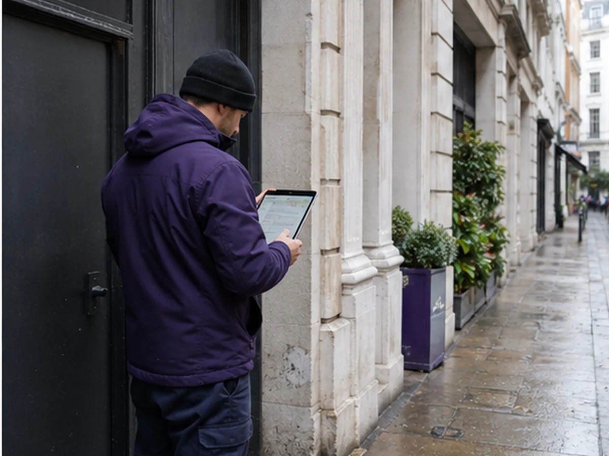 London pest-control technician mapping evidence for Central London Pest Control