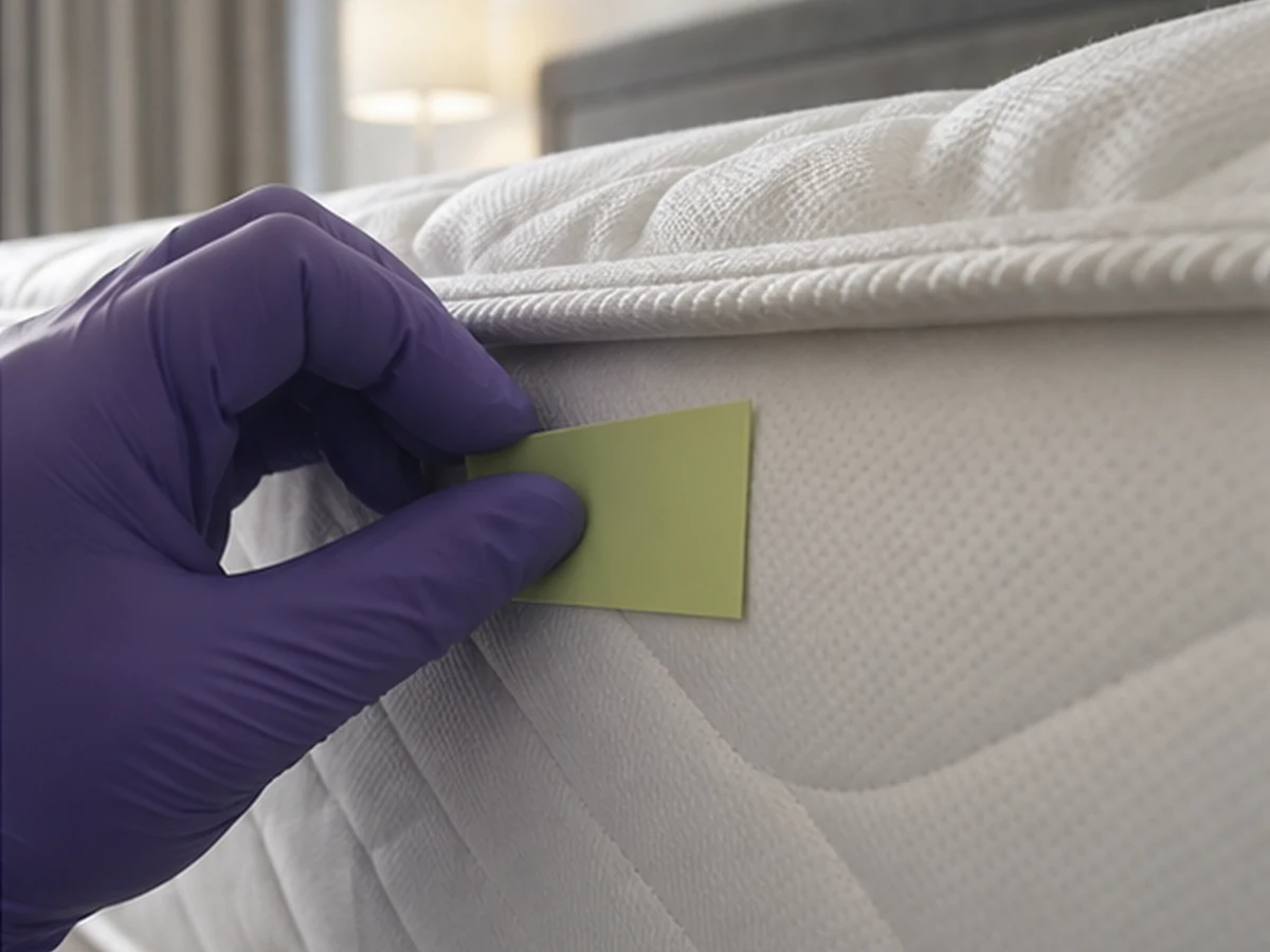 London pest-control technician mapping evidence for Bed Bug Evidence London