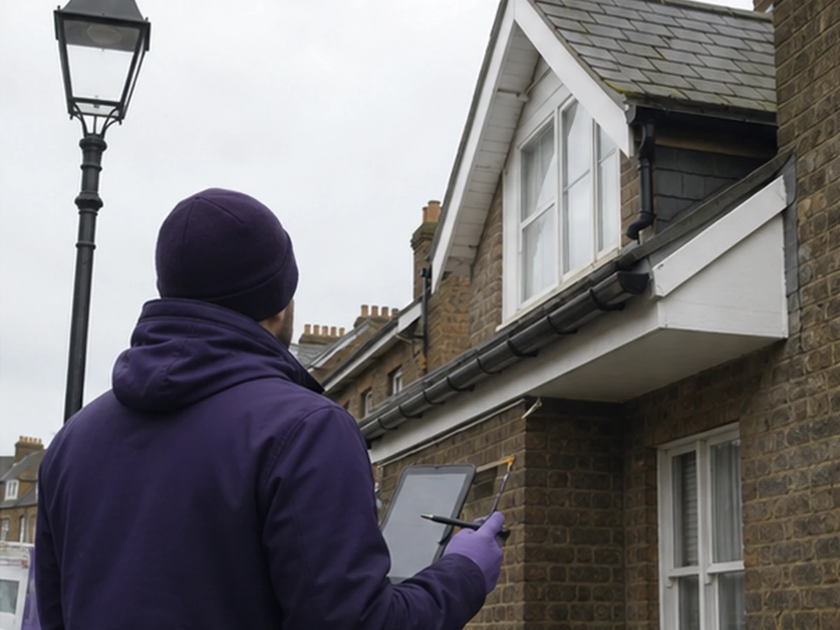 London pest-control technician mapping evidence for Wasp Activity London