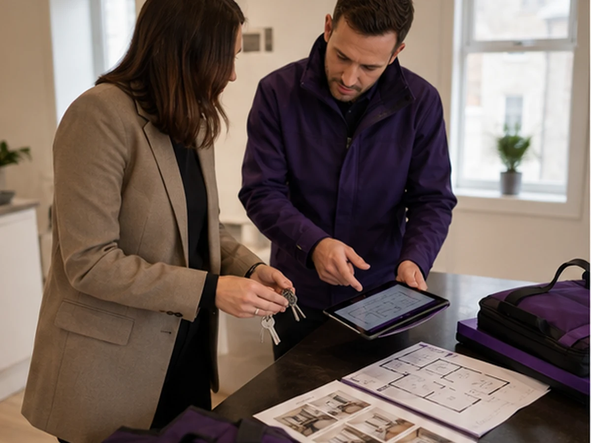 London pest-control technician mapping evidence for Landlord Pest Control London