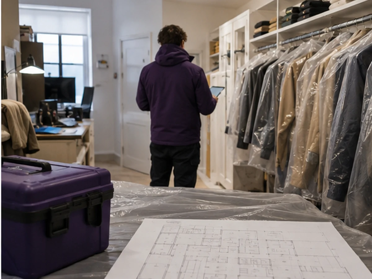 London pest-control technician mapping evidence for Office and Retail Pest Control London