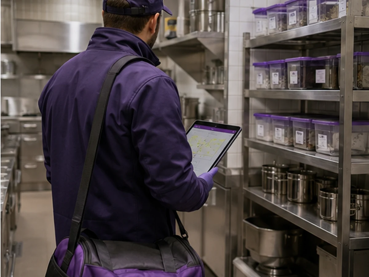 London pest-control technician mapping evidence for Restaurant Pest Control London